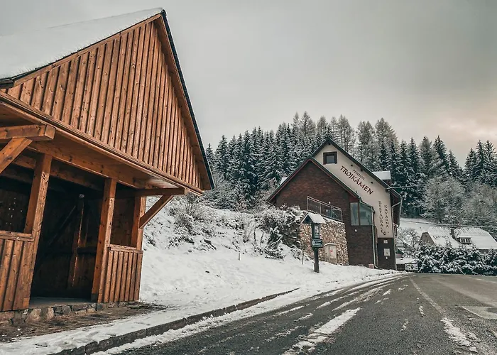 Trojkamen شاليه Nové Losiny